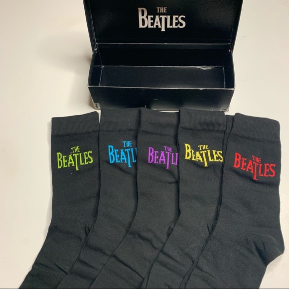 The Beatles Socks 5 Pair Boxed Gift Set New - Picture 2 of 4